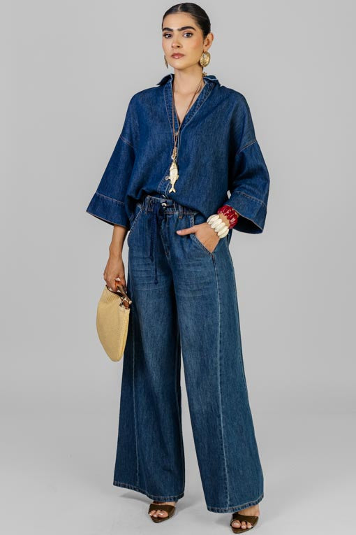 PANTALON DENIM RELAX