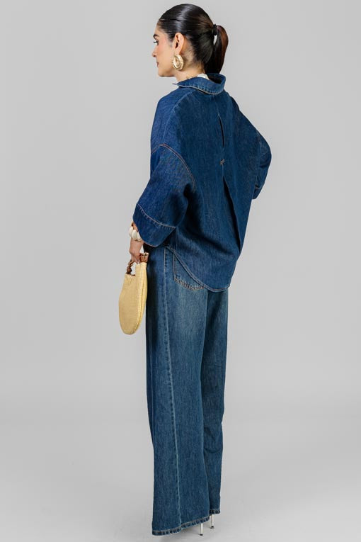 PANTALON DENIM RELAX