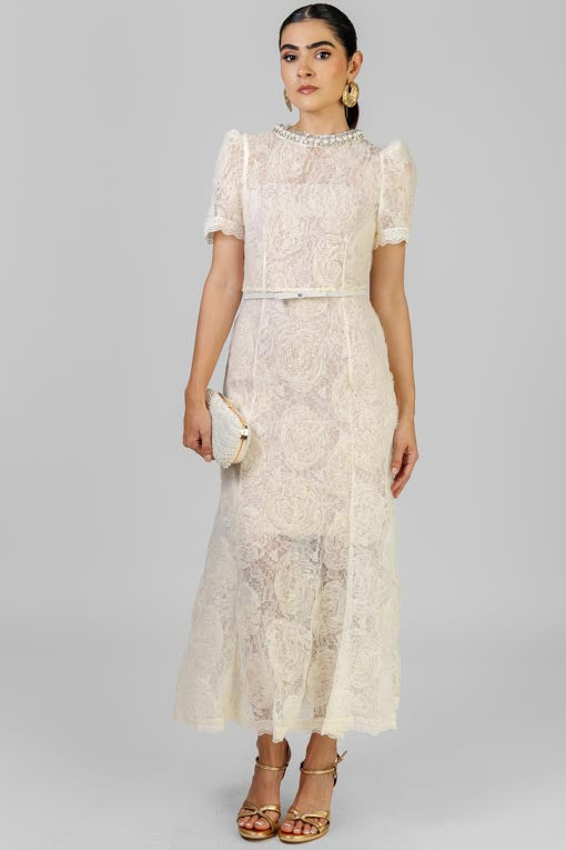 VESTIDO ENCAJE NOBLE