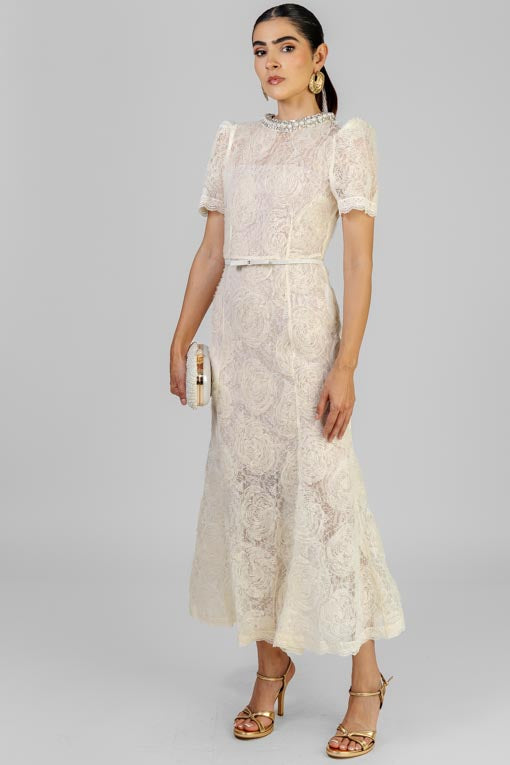 VESTIDO ENCAJE NOBLE