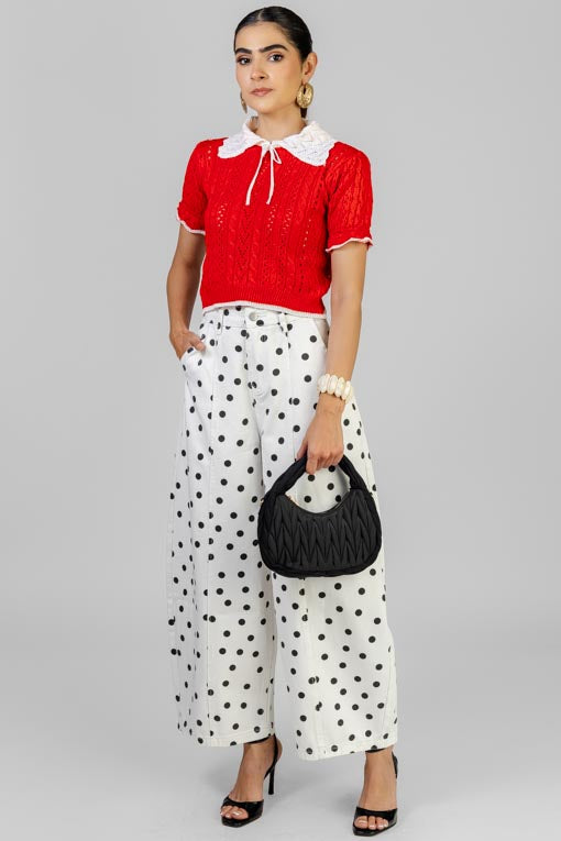 BLUSA CHERRY KNIT