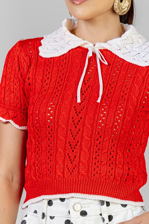 BLUSA CHERRY KNIT