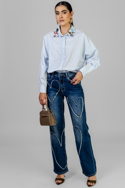 CAMISA POPELINA DETALLE