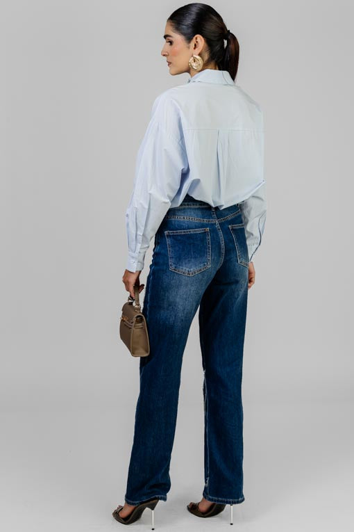 CAMISA POPELINA DETALLE