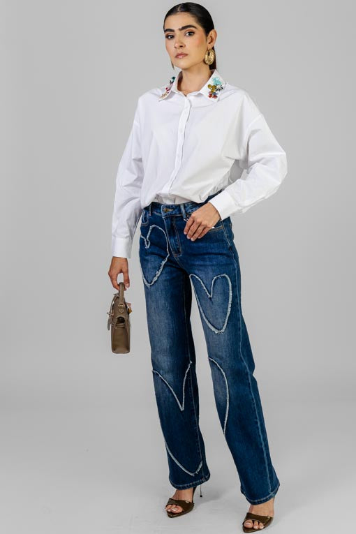 CAMISA POPELINA DETALLE