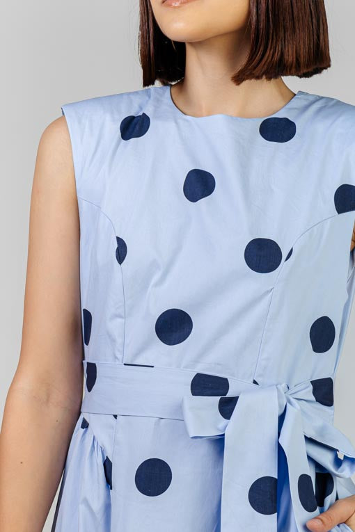 VESTIDO AZUL DE LUNA