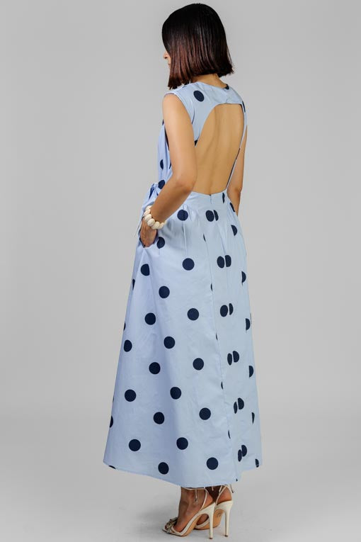 VESTIDO AZUL DE LUNA