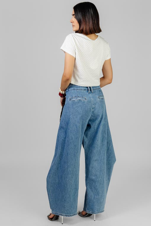 PANTALON DENIM CROSSOVER