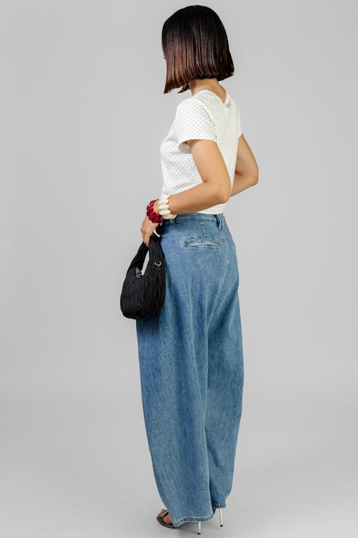PANTALON DENIM CROSSOVER