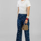 PANTALON DENIM FLORAL