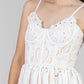 VESTIDO CALADO BLANCO