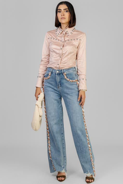 CAMISA GAMUZA ESTOPEROLES PLATA