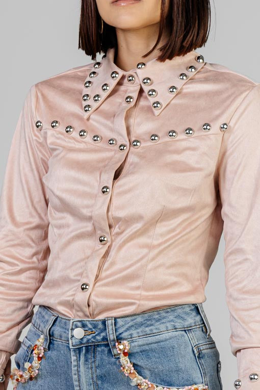 CAMISA GAMUZA ESTOPEROLES PLATA