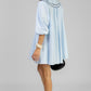 VESTIDO CELESTE BOW
