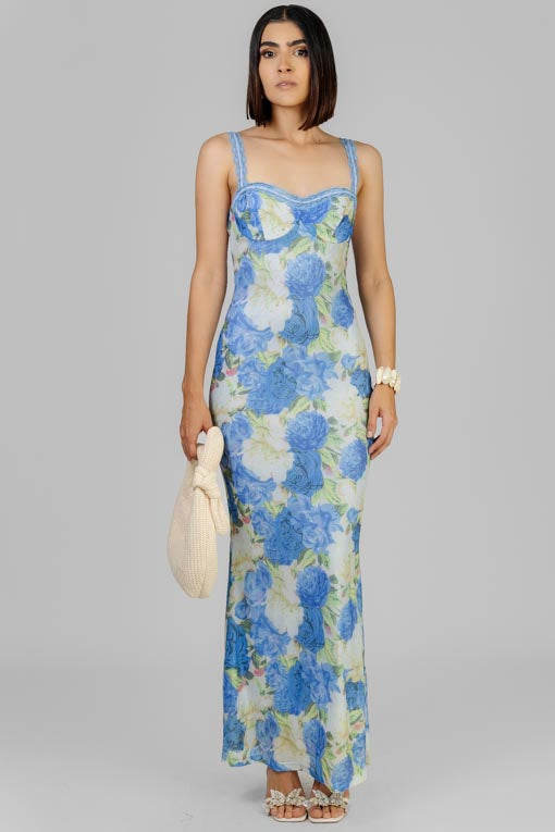 VESTIDO BLUE GARDEN