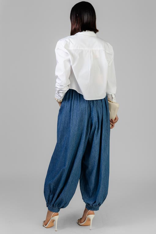 PANTALON DENIM GLOBO