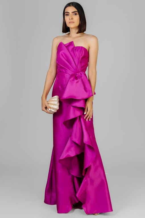 VESTIDO MAGENTA GLAM