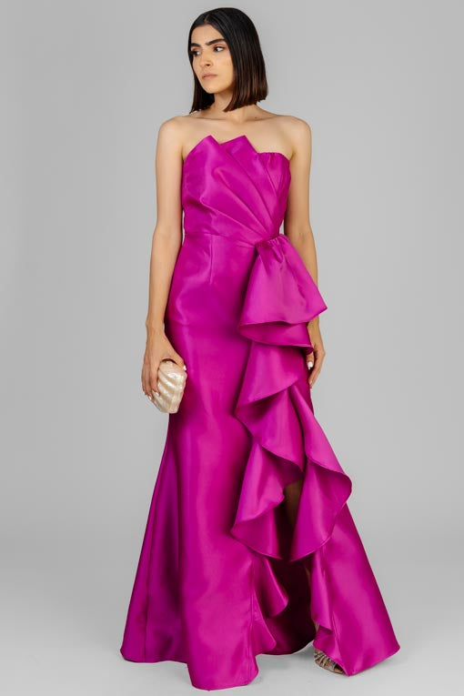 VESTIDO MAGENTA GLAM