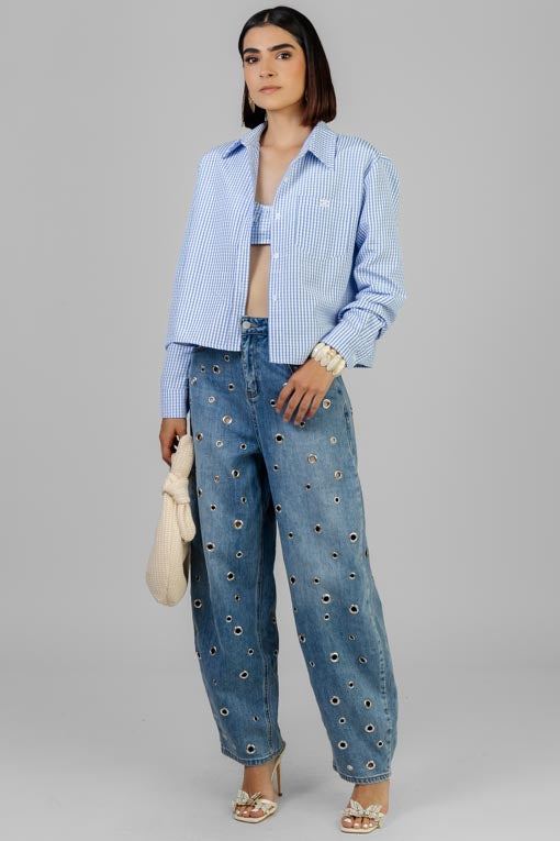 PANTALON EYELET