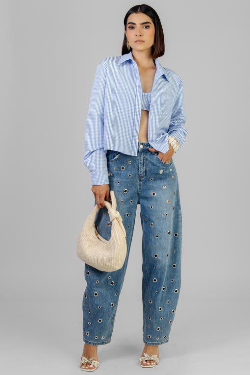 PANTALON EYELET