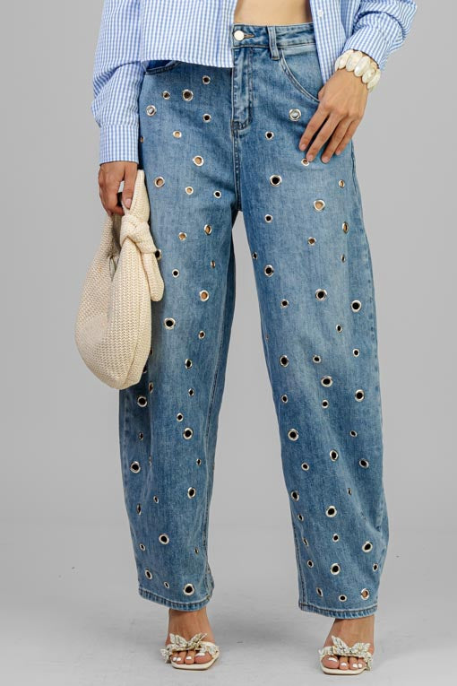 PANTALON EYELET