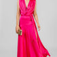 VESTIDO SATIN FALDA SESGO