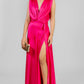 VESTIDO SATIN FALDA SESGO