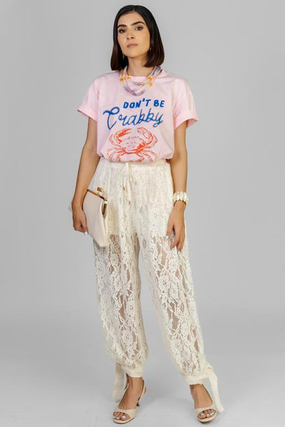 PANTALON ENCAJE