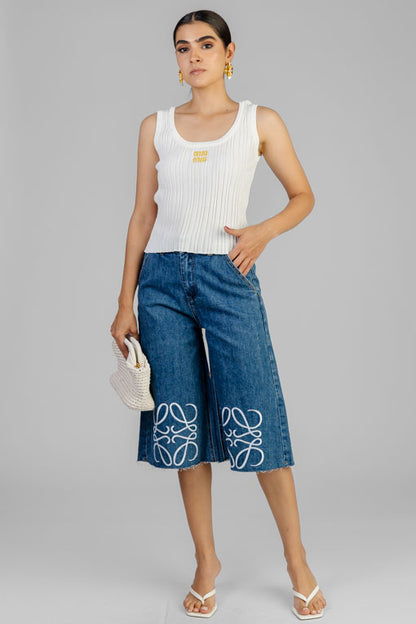 BLUSA TEJIDO BORDADA