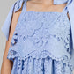 VESTIDO AZUL LAZOS