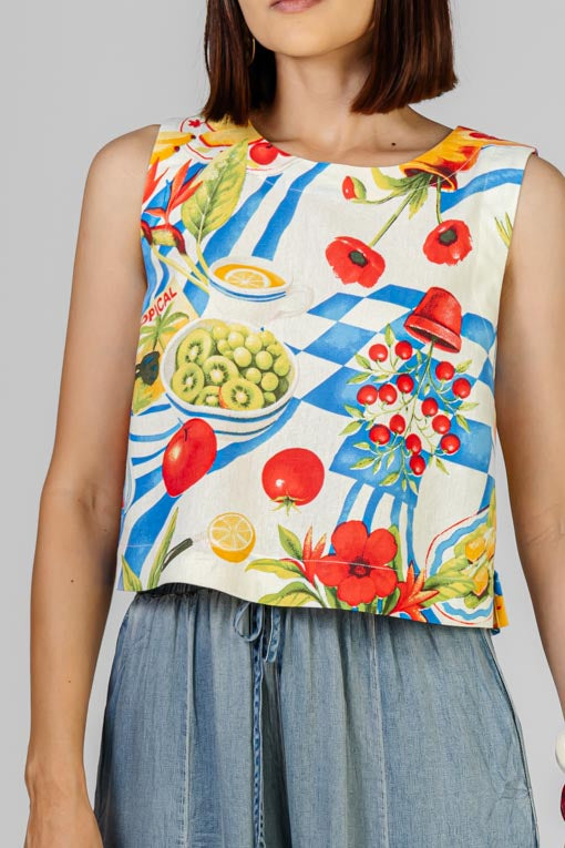 BLUSA POP GARDEN
