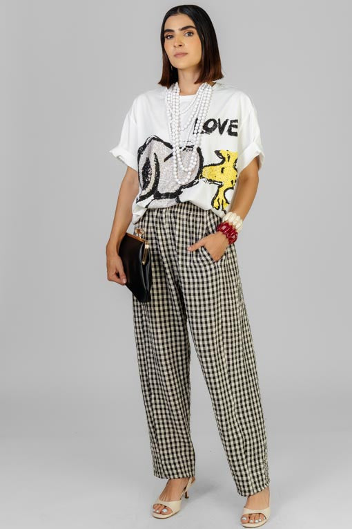 PANTALON VICHY FLOW