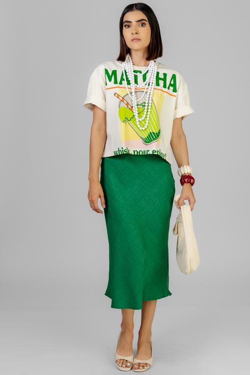 PLAYERA MATCHA POP