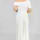 CONJUNTO BLUSA ORGANZA FRUNCES