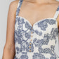 VESTIDO FLORES AZUL MARINO