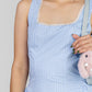 VESTIDO FALDON RAYAS