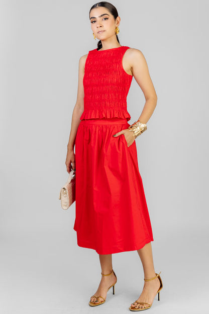 CONJUNTO PANELILLO ROJO