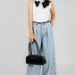 BLUSA FLORES NEGRO