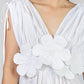 VESTIDO BLANCO FLORES
