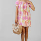 VESTIDO ROSA FLORAL