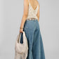PANTALON PLISES DENIM
