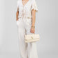 CONJUNTO BLUSA LAZOS BEIGE