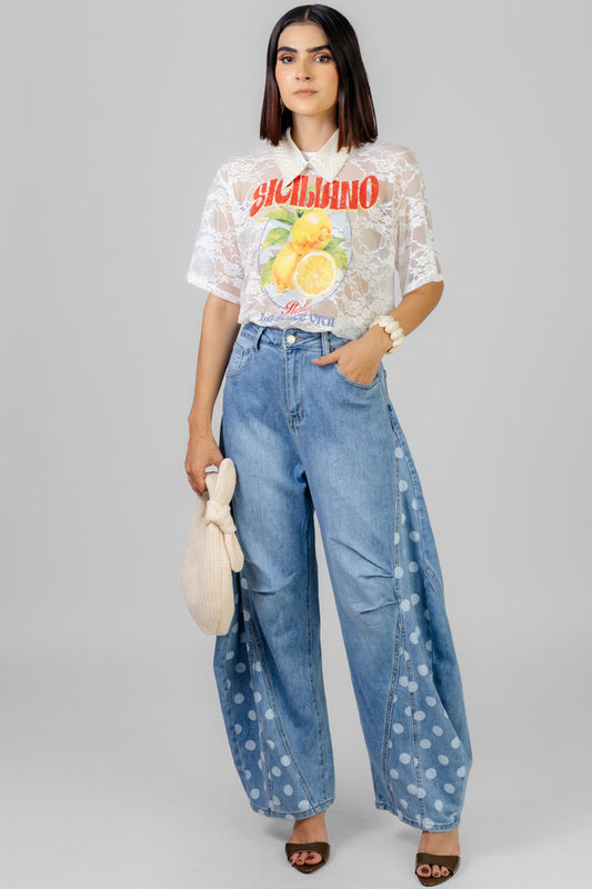 PANTALON DENIM TWIST