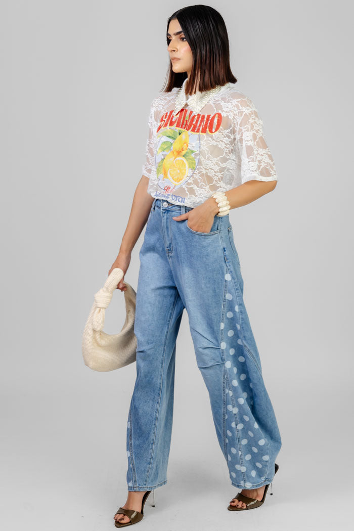 PANTALON DENIM TWIST
