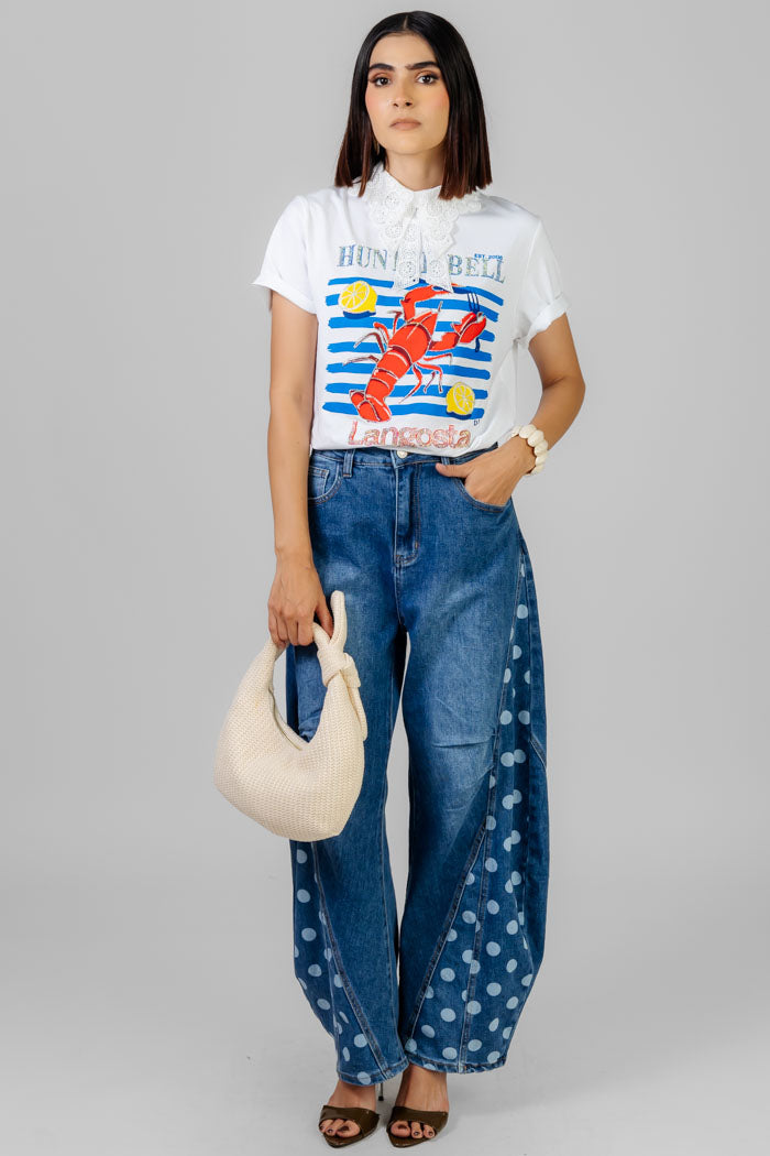 PANTALON DENIM TWIST