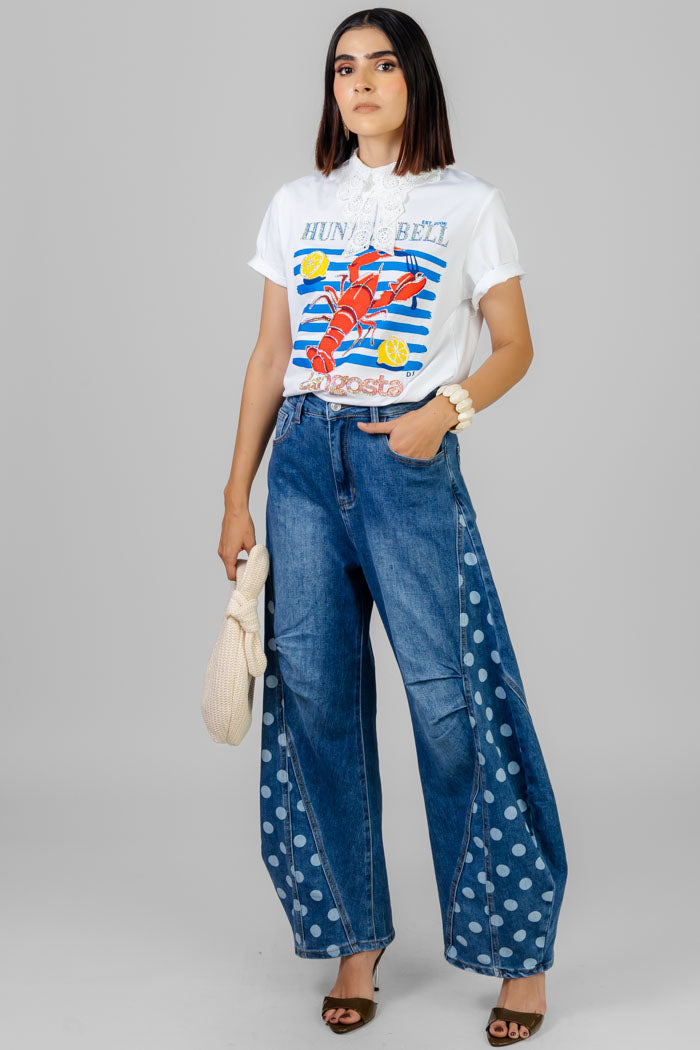 PANTALON DENIM TWIST