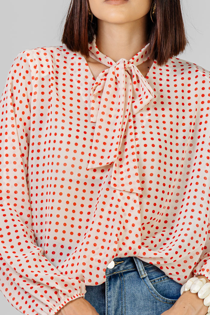 BLUSA LADY DOTS