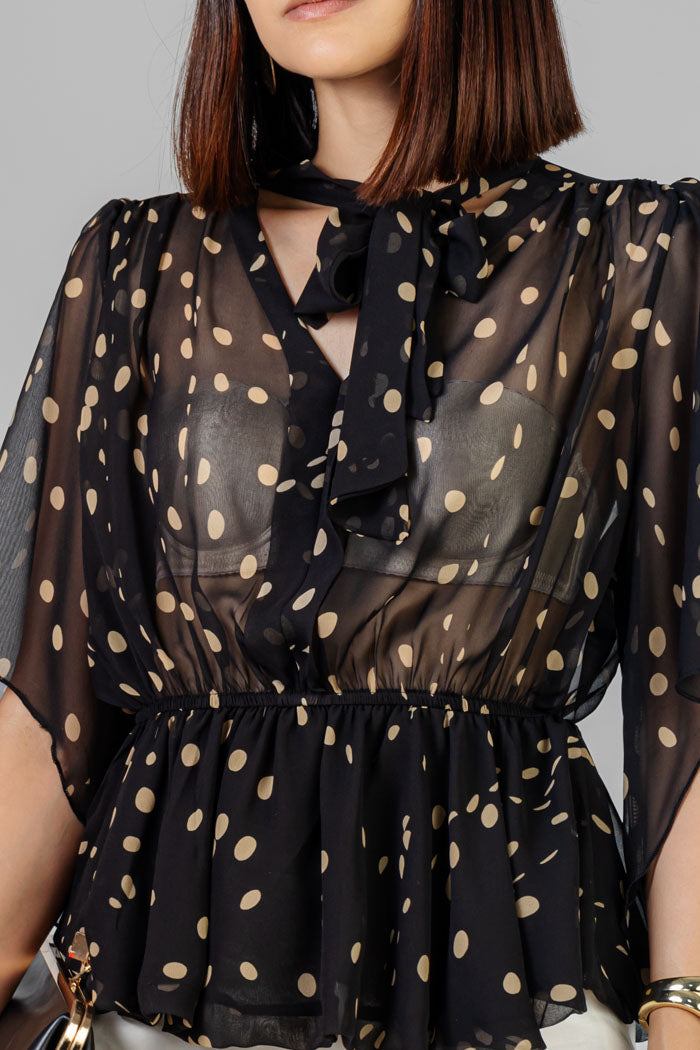 BLUSA LAZO POLKA