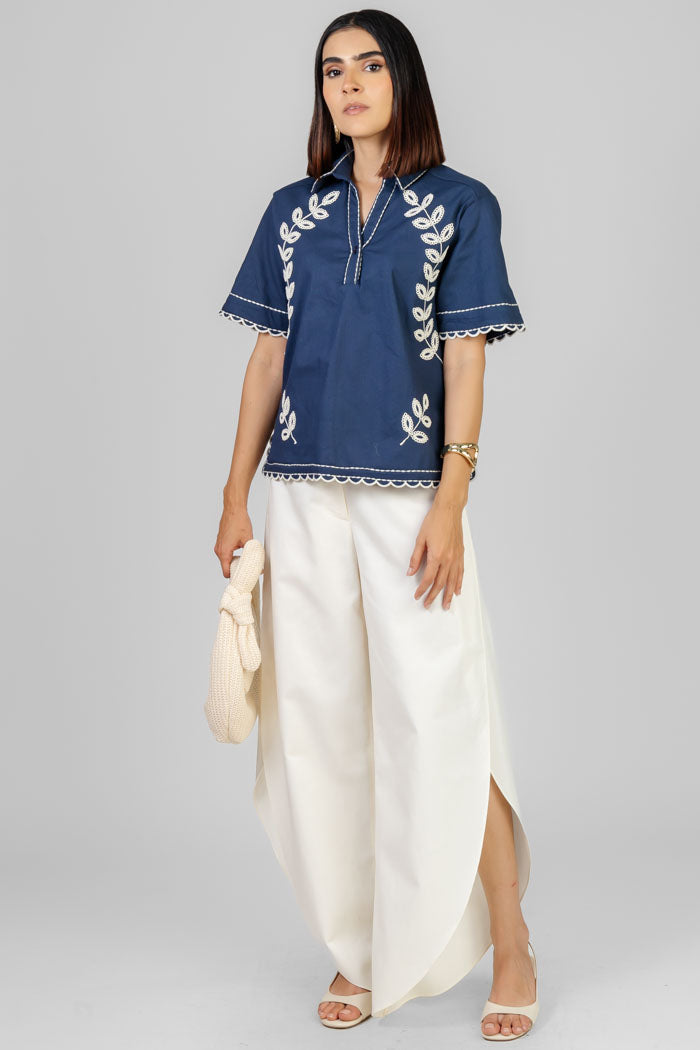 BLUSA NAVY FOLK