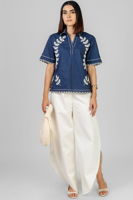 BLUSA NAVY FOLK